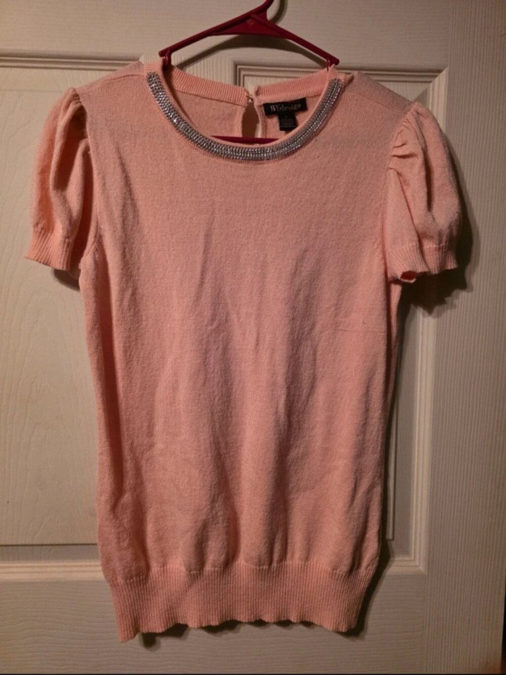 By Design Short Sleeve Sweater Top Small